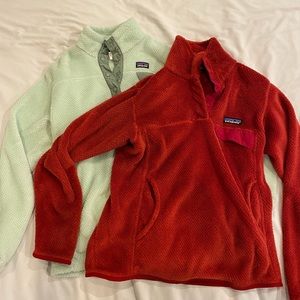 Patagonia pullovers.